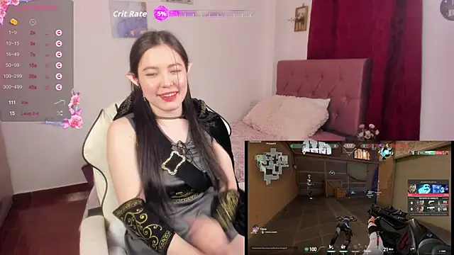 Snapshot of Micaela__4 chatting on 10.11.25 Micaela 4 online show from 10.11.25