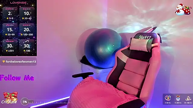 Snapshot of AshantiiSweet chatting on 12.16.24 AshantiiSweet online show from 12.16.24