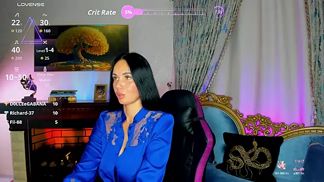 Snapshot of Black-Mamba- chatting on 10.08.25 Black-Mamba- online show from 10.08.25