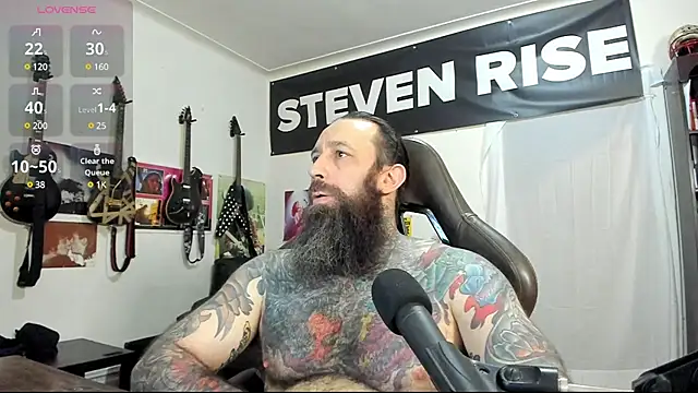 Snapshot of StevenRiseNYC chatting on 02.26.25 StevenRiseNYC online show from 02.26.25