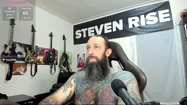 Snapshot of StevenRiseNYC chatting on 02.26.25 StevenRiseNYC online show from 02.26.25