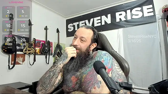 Snapshot of StevenRiseNYC chatting on 03.17.25 StevenRiseNYC online show from 03.17.25